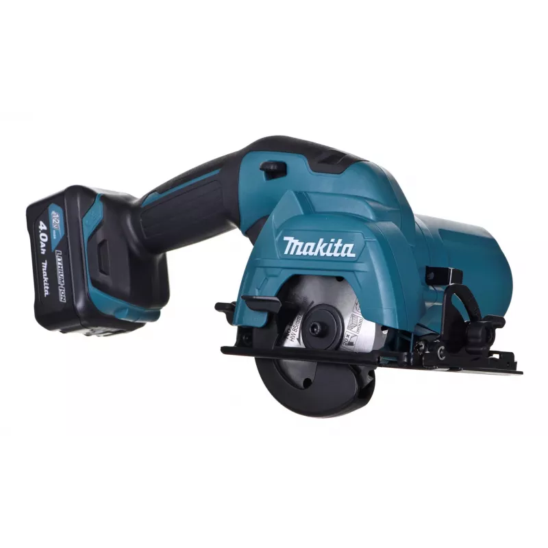Makita HS301DSME 12V Max CXT sega circolare a batteria 85mm con 2 batterie 4,0Ah, caricabatterie e valigetta Makpac