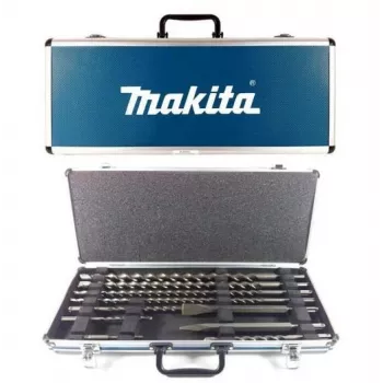 Set punte e scalpelli SDS-Plus MAKITA 10 pz valigetta in alluminio D-42385