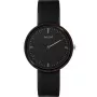 MAM MAM642 Orologio unisex 39 mm in legno di teak con cinturino in pelle nera