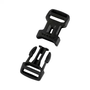 Mammut Dual Adjust Side Squeeze Buckle 15mm nero
