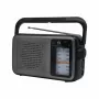 Manta MARDI919BK San Remo Radio portatile nera con Bluetooth, FM/AM, USB, scheda SD, AUX