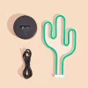Manta SNL82GN Lampada notturna LED cactus decorativa verde