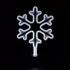 Manta SNL84WH Lampada decorativa LED fiocchi di neve, bianco freddo, a batteria, da appendere, plastica, bianco, 200 mm