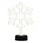 Manta SNL84WH Lampada decorativa LED fiocchi di neve, bianco freddo, a batteria, da appendere, plastica, bianco, 200 mm