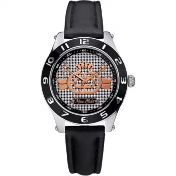MARC ECKO E09502M1 Orologio Unisex Quarzo Analogico 39mm Cassa in Acciaio Inox Cinturino in Silicone Nero