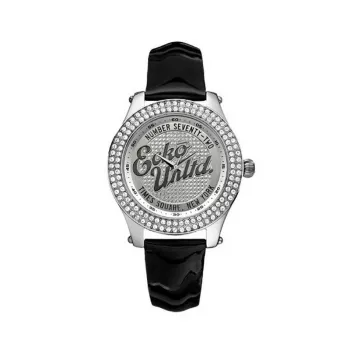 Orologio MARC ECKO E10038M1 unisex al quarzo analogico 39mm cassa in acciaio inox cinturino in silicone nero
