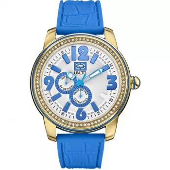 Orologio analogico al quarzo unisex MARC ECKO E13544G5 48 mm acciaio inox silicone nero