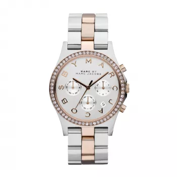 MARC JACOBS Orologio da donna MBM3106 Baker al quarzo analogico 38mm bicolore acciaio inox