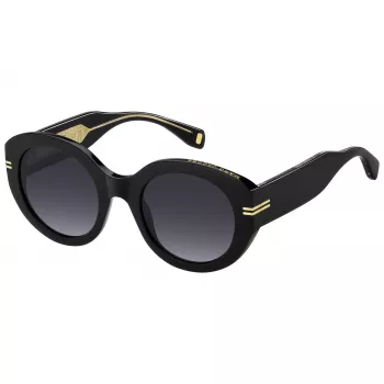 MARC JACOBS donna MJ-1110-S-807 occhiali da sole - montatura nera, lenti grigie sfumate - 51/23/145 mm