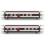 Märklin 43462 H0 Set carrozze supplementari 2 per SBB Giruno: carrozza 2. classe D(B9) e E(B8)