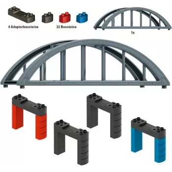 Märklin 72218 kit ponte a traliccio dritto H0 per binario C/K/M, grigio, 360 mm