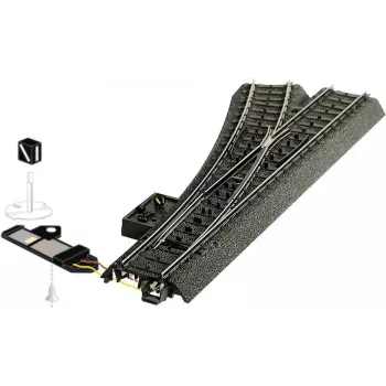 Märklin 74471 H0 binario C scambio elettrico, destro