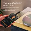 Marley Rise Up Giradischi con altoparlanti stereo integrati, Bluetooth In/Out