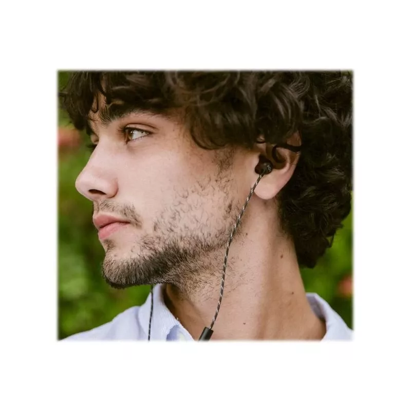 Marley Smile Jamaica auricolari con filo con microfono integrato, USB-C – Signature Black