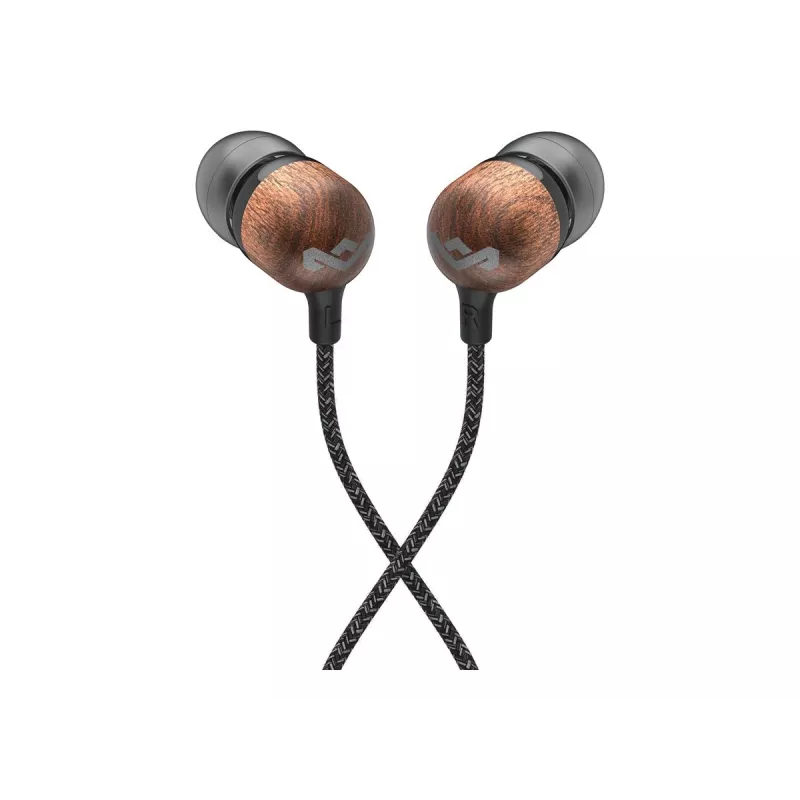 Marley Smile Jamaica auricolari con filo con microfono integrato, USB-C – Signature Black