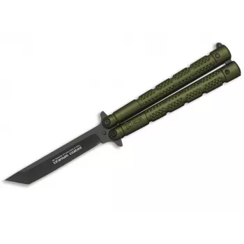 K25 36249 Balisong Coltello a farfalla, verde