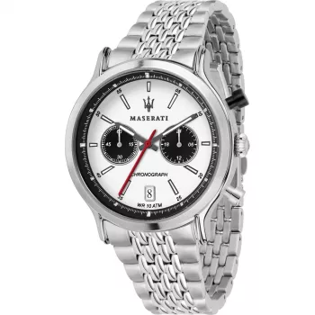 Maserati Orologio uomo al quarzo R8873638004 42mm quadrante nero cinturino in pelle