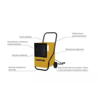 MASTER Dehumidifier DH752 45,6L/24h