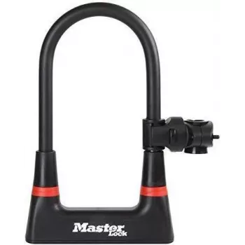 Master Lock U-Lock acciaio con supporto 8279EURDPRO nero/argento