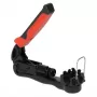 MASTER ZZ-070 Pinza Crimpatrice per Connettori F-, BNC-, RCA, RG-59/RG-6, Punzone Regolabile, Impugnature Ergonomche