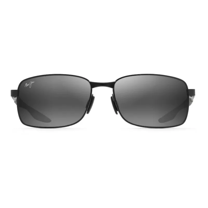 MAUI JIM 797-2M occhiali da sole unisex a occhio di gatto nero opaco grigio neutro 57mm