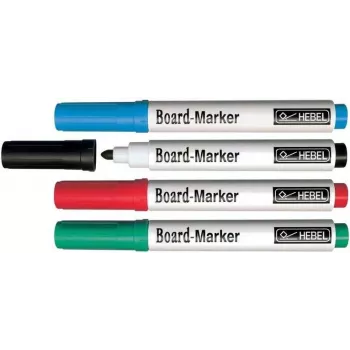 MAUL set di pennarelli per lavagna XL, punta tonda 2-2,5 mm, 4 colori (6382799)