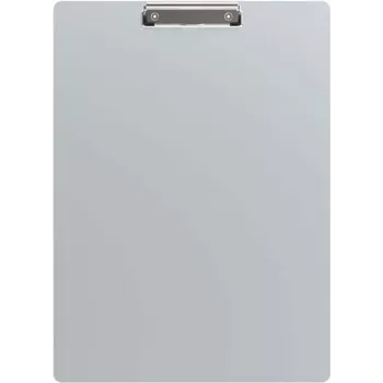 MAUL portablocco in alluminio A3 verticale con clip a leva, argento 23530-08
