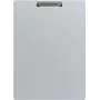 MAUL portablocco in alluminio A3 verticale con clip a leva, argento 23530-08