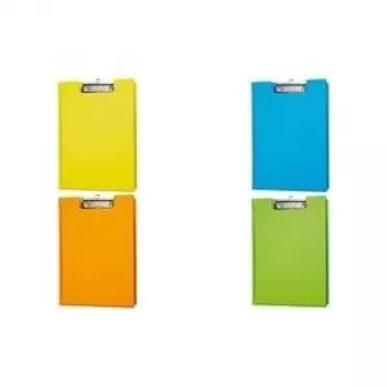 MAUL Cartella con pinza A4 verde chiaro con rivestimento in pellicola e clip piatta 2339254
