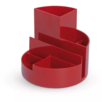 MAUL organizer da scrivania rotondo in plastica 14 cm diametro 12,5 cm lunghezza 4117625