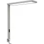 MAUL lampada LED da scrivania con morsetto Senja con sensore di movimento/luce diurna argento