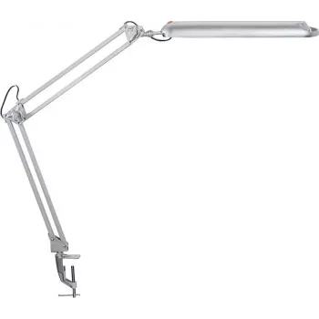 MAUL Lampada da tavolo LED Atlantic con base a morsetto argento