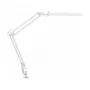 MAUL lampada da scrivania LED Atlantic con base a morsetto bianca