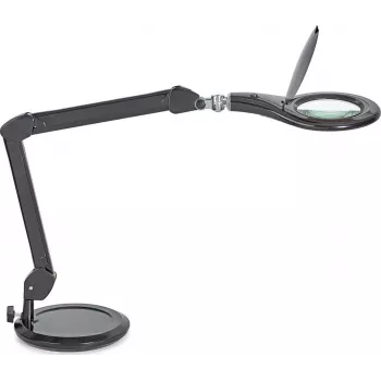 MAUL lente LED ingrandimento Makro con base nero