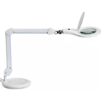 MAUL Lente d'ingrandimento LED Makro con base bianca