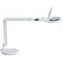 MAUL Lente d'ingrandimento LED Makro con base bianca