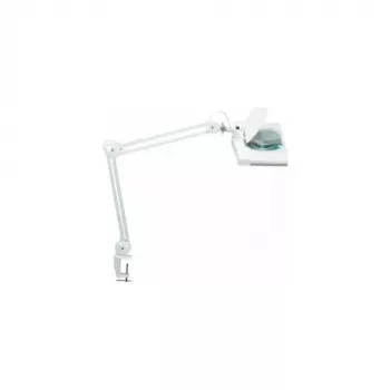MAUL Lente d'ingrandimento LED Vitrum con base a morsetto bianco