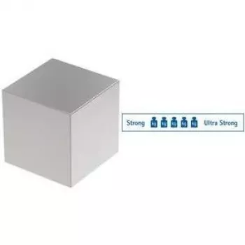 MAUL magnete cubico in neodimio, 20 x 20 x 20 mm, nichelato, forza di tenuta 25 kg, 1 pezzo 6169496