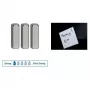 MAUL magneti a barra in neodimio 4 x 15 x 4 mm, nichelati, 2 kg di forza di tenuta, 1 pezzo 6169096