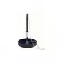 MAUL portapenne con supporto in metallo cromato e base in plastica appesantita, 110 mm di diametro 4415090