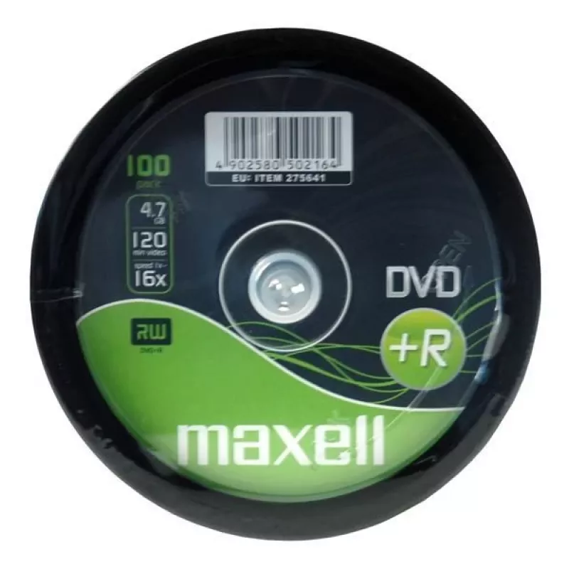 Maxell DVD+R 4.7 GB 16x 100 dischi a torta