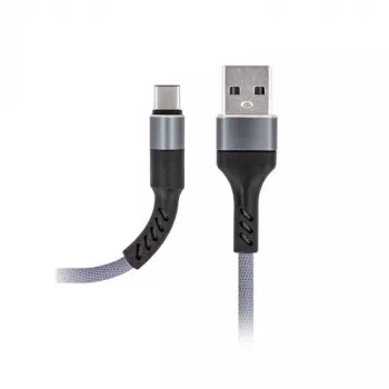 MAXLIFE cavo Type-C ricarica rapida 2A grigio 1 m USB-A a USB-C sincronizzazione dati