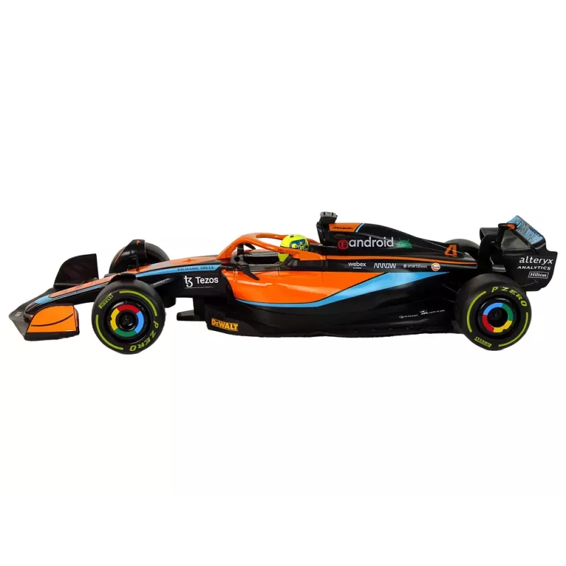 McLaren F1 auto da corsa radiocomandata RC Rastar arancione 1:12
