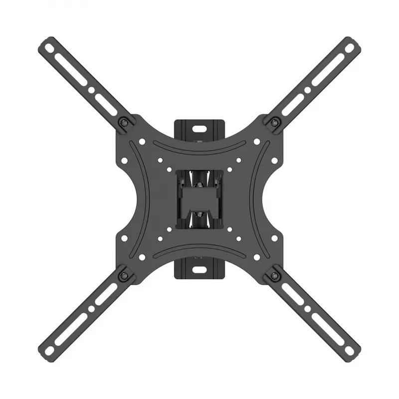 MCN Maclean MC-190 supporto TV da parete completamente orientabile per schermi 32-55 inch, VESA fino a 400x400, 25 kg, nero