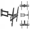 MCN Maclean MC-191 Supporto TV da parete full motion per schermi 32-55 pollici, VESA 400x400, 30 kg, nero