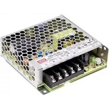 MEAN WELL LRS-75-15 75W 15V 5A alimentatore switching chiuso
