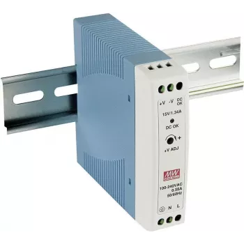MEAN WELL MDR-20-5 Alimentatore per guida DIN 15W 5V 3A