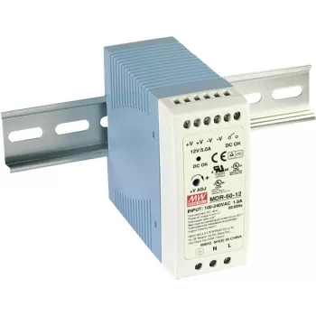 MEAN WELL MDR-60-12 alimentatore per guida DIN 12V DC 5A 60W