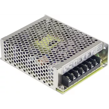 MEAN WELL RD-50A alimentatore AC/DC 54W a doppia uscita 5V/6A + 12V/2A, ingresso 88-264VAC, montaggio su chassis, protezione da sovraccarico/sovratensione/cortocircuito