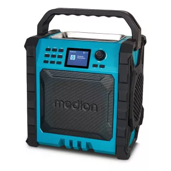 Medion LIFE P66896 Radio da cantiere premium DAB+ FM Bluetooth 14W resistente agli schizzi